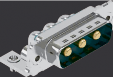 09692009051 | HARTING | D-Sub M 3W3 ANG MA 20A UNC NM30 BL