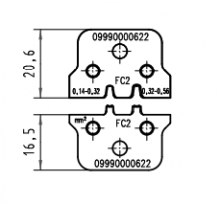 09990000622 | HARTING | вставка д/цанги тип