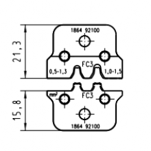 09990000623 | HARTING | смен.инст-т для контактов FC 3