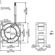 1608KL-05W-B69 | NMB | Вентилятор