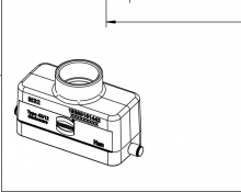 19300161442 Han B кожух кабельный прямой M32