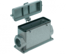 19300240267 | HARTING | Han B Base Surface HC 4 Pegs Thermoplast