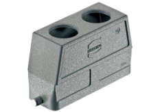 19300240456 | HARTING | Han B Hood Top Entry 2reels 2xM25