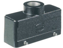 19370241421 | HARTING | Han M Hood Top Entry LC 4 Pegs M25