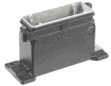 19400101271 | HARTING | Han 10HPR Base Pane 2xM25 Screw lock