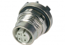 21033816420 | HARTING | вставка с контактами M12-F D-cod. 4к.