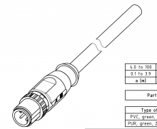 21349200477015 M12 Cable Assembly D-cod st/- m/- 1,5m