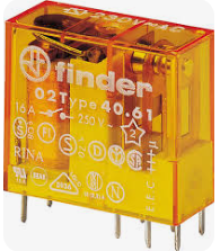 406182304300 | Finder  | Реле (арт.40.61.8.230.4300)