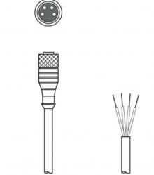 KD U-M8-4A-V1-030 Соединительный кабель