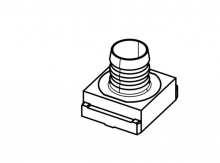 61030000068 Обжимной фланец 6,5 - 7,5