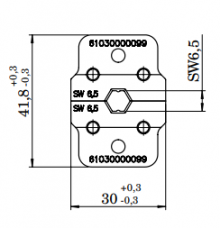 61030000099 | HARTING | INDUCOM - Crimp tool Insert 6.5 mm
