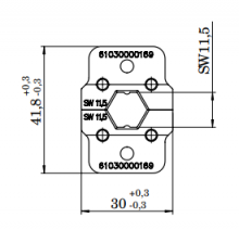 61030000169 | HARTING | INDUCOM - Crimp tool Insert 11.5 mm