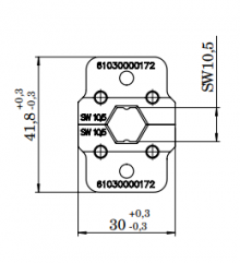 61030000172 | HARTING | INDUCOM - обжим.инструмент 10.5 mm