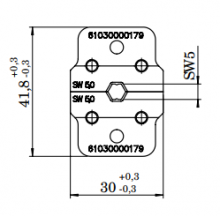 61030000179 | HARTING | INDUCOM - Crimp tool Insert 5.0 mm