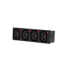 C13-6 TIER-LOCKING OUTLET
6 TIER C13 LOCKABLE OUTLET SOCKE | Schaffner | Модуль