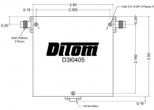 D3I0102N | DiTom Microwave | Изолятор