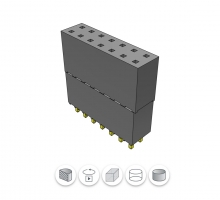ESQ-107-33-G-D Розетка
