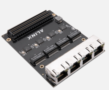 FL9031 | ALINX | FL9031 4-канальная гигабитная Ethernet LPC FMC карта