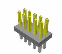 FTS-105-01-L-D | Samtec Низкопрофильная клеммная колодка