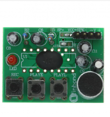 I16-COB20
BOARD DEMO FOR ISD1620 | Nuvoton Technology | Плата