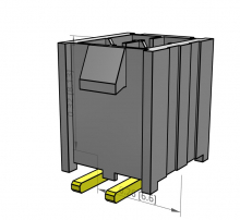 IPL1-102-02-L-D-K | Samtec | Изолированный разъем питания