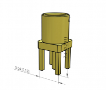 MMCX-J-P-H-ST-TH1 | Samtec | Разъем MMCX 50 Ом