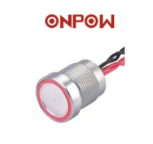 PS 165P 18/16 mm, 0,2A-24V AC/DC, Ring rt | ONPOW | Кнопка