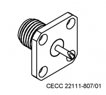 R125403000 | Radiall Коаксиальный разъем