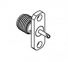 R125454000 | Radiall Коаксиальный разъем