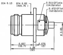 R161277300 | Radiall | Коаксиальный разъем