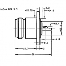 R161404000 | Radiall | Коаксиальный разъем