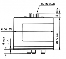 R574F02300 | Radiall SP3T Terminated Ramses SMA 26.5GHz Normally open 12Vdc Pins Terminals