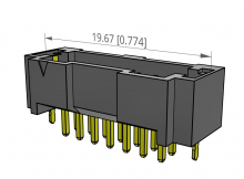T2M-107-01-L-D-TH-WT | Samtec | Разъем