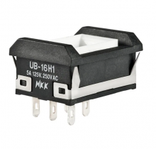 UB15NKG015F-FB
SWITCH PUSH SPDT 04VA 28V | NKK Switches | Кнопка