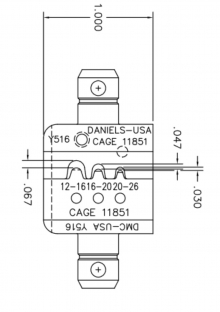 Y516 | DMC | Обжимная матрица