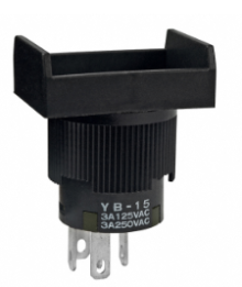 YB15RKW01 SWITCH PUSHBUTTON SPDT 3A 125V | NKK Switches | Кнопка